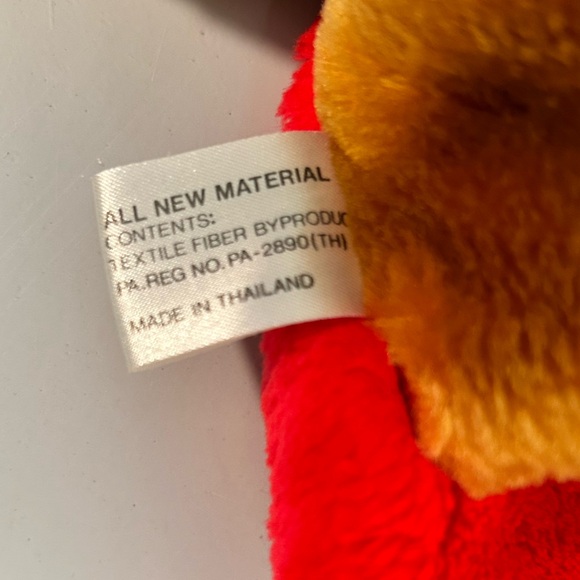 Vintage Santas Best Christmas Stocking Moose Plush - Picture 7 of 8